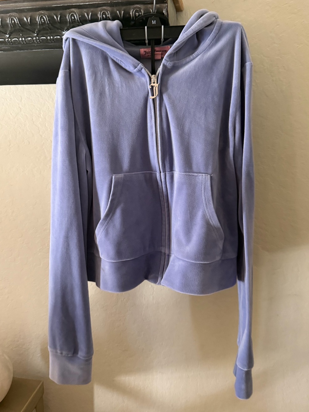 Juicy Couture Lavender Velour Zip Hoodie